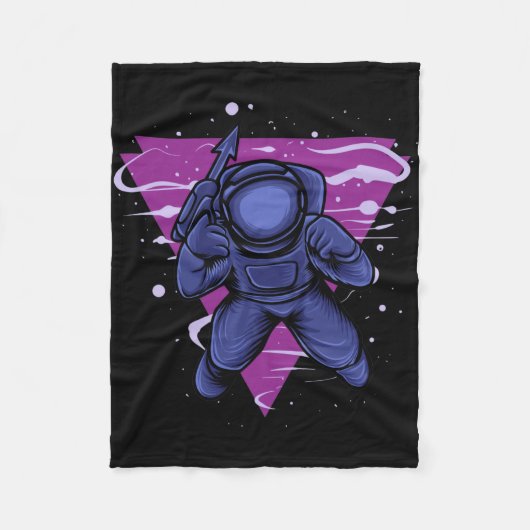 Raumfahrt-Krieg der Astronauten Fleecedecke (Vorderseite)