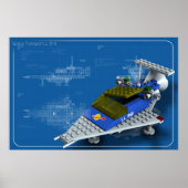 Raumfahrt LL 918 Poster (Vorne)