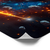 Raumfahrt Poster (Ecke)