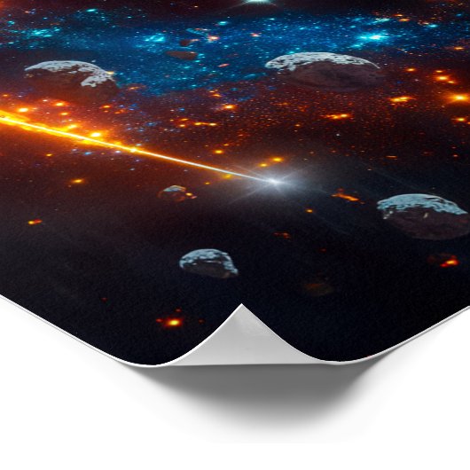 Raumfahrt Poster (Ecke)