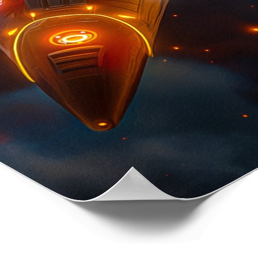 Raumfahrt Poster (Ecke)