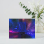 Raumfahrt Postkarte (Stehend Vorderseite)