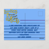 Raumfahrt Postkarte (Rückseite)