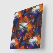 Raumfahrt Quadratische Wanduhr (Winkel)