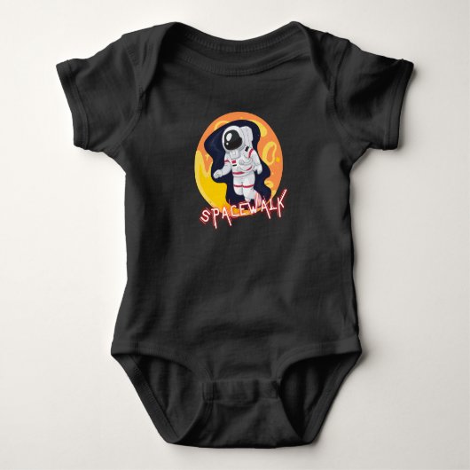 RAUMFAHRT - RAUMASTRONATION BABY STRAMPLER (Vorderseite)