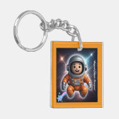 "Raumfahrt" Schlüsselanhänger (Vorderseite links)