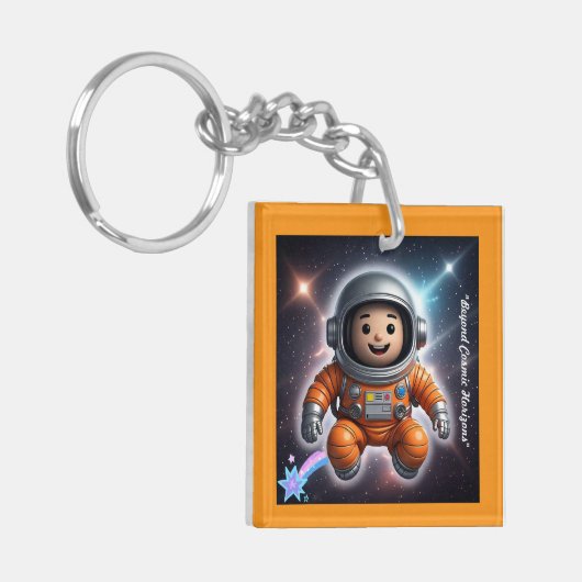 "Raumfahrt" Schlüsselanhänger (Vorderseite links)