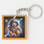 "Raumfahrt" Schlüsselanhänger (Rückseite)