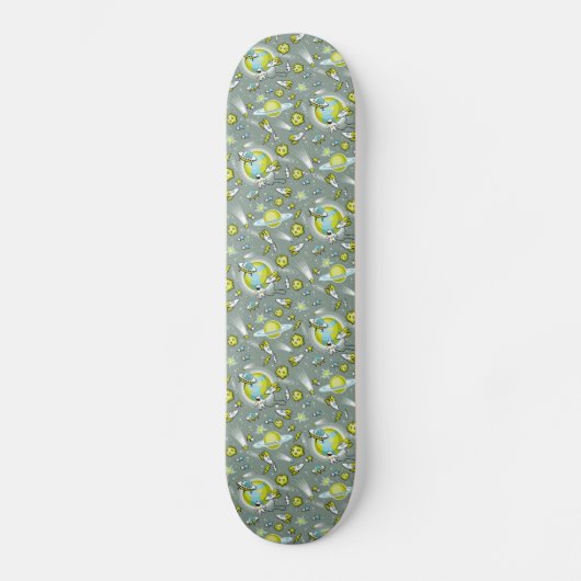Raumfahrt Skateboard (Vorderseite)