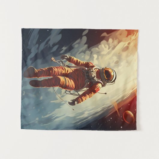 Raumfahrt Wandteppich (Vorderseite (Horizontal))