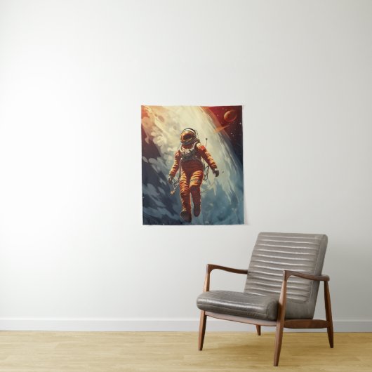 Raumfahrt Wandteppich (Beispiel)