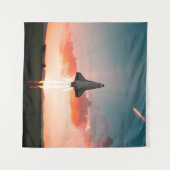 Raumfahrt Wandteppich (Vorderseite (Horizontal))