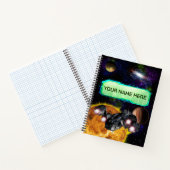 Raumfahrt, Weltraum, Sonne, Planeten, Galaxie Notizblock (Innenseite)