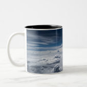 Raumfahrt Zweifarbige Tasse (Links)