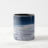 Raumfahrt Zweifarbige Tasse (Mittel)