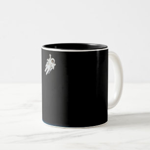 Raumfahrt Zweifarbige Tasse