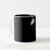 Raumfahrt Zweifarbige Tasse (Vorderseite Links)