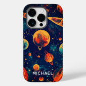 Raumfahrtflugzeug-Individuelle Name Case-Mate iPhone Hülle (Rückseite)