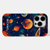 Raumfahrtflugzeug-Individuelle Name Case-Mate iPhone Hülle (Rückseite (Horizontal))