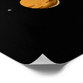 Raumfahrtflugzeug-Skateboard Poster (Ecke)