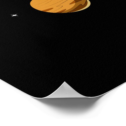 Raumfahrtflugzeug-Skateboard Poster (Ecke)