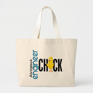 Raumfahrtingenieur-Küken Jumbo Stoffbeutel