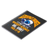 Raumfahrtingenieur Rocket Science Astronaut Notizblock (Linke Seite)