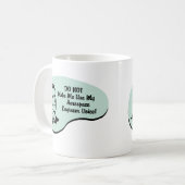 Raumfahrtingenieur-Stimme Kaffeetasse (Vorderseite Links)