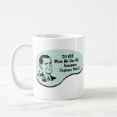 Raumfahrtingenieur-Stimme Kaffeetasse (Links)