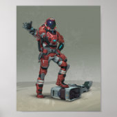 Raumfahrtingenieure 2-Anzug-Poster Poster (Vorne)