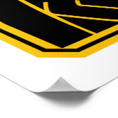 Raumfahrtingenieure Bauwarenplakat Poster (Ecke)