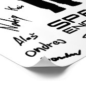 Raumfahrtingenieure unterzeichneten Value Poster P (Ecke)