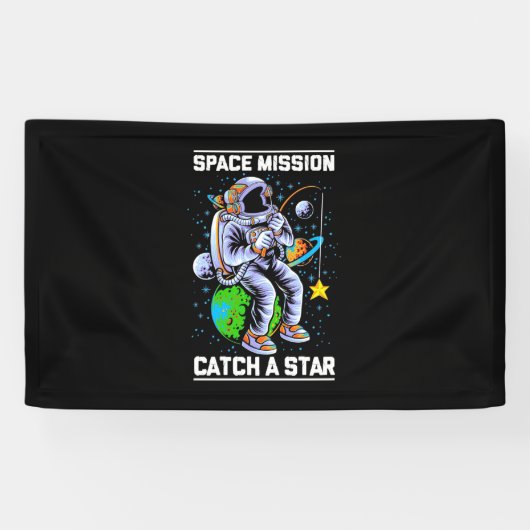 Raumfahrtmission der Astronauten Banner (Horizontal)