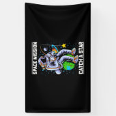 Raumfahrtmission der Astronauten Banner (Vertikal)