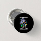Raumfahrtmission der Astronauten Button (Vorne & Hinten)
