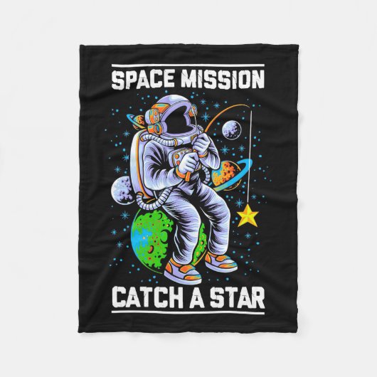 Raumfahrtmission der Astronauten Fleecedecke (Vorderseite)
