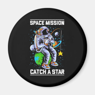Raumfahrtmission der Astronauten Magnet