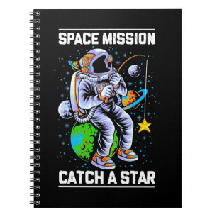 Raumfahrtmission der Astronauten Notizblock