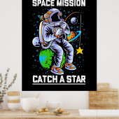 Raumfahrtmission der Astronauten Poster (Küche)