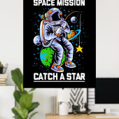 Raumfahrtmission der Astronauten Poster (Heimbüro)