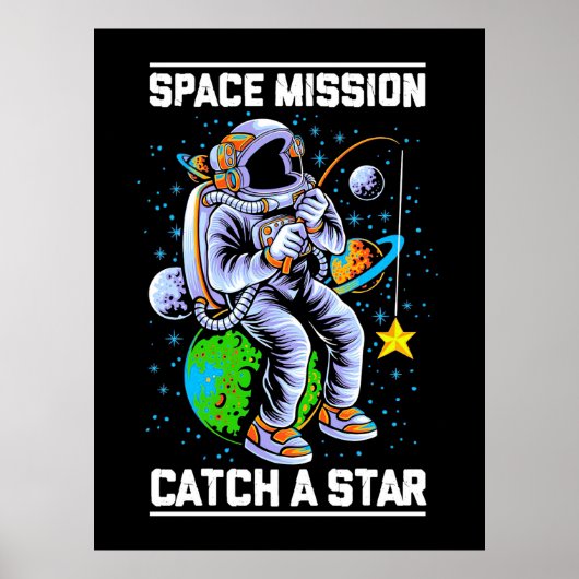 Raumfahrtmission der Astronauten Poster (Vorne)