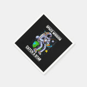 Raumfahrtmission der Astronauten Serviette (Ecke)