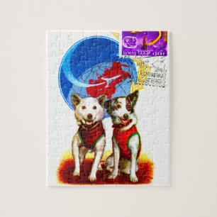 RAUMFAHRTMISSION-HUNDEastronauten Puzzle