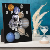 Raumfahrtmission Sonnensysteme Fotoplatte (Seite)