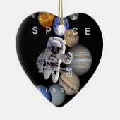 Raumfahrtmission Sonnensysteme Keramikornament (Rechts)