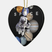 Raumfahrtmission Sonnensysteme Keramikornament (Links)