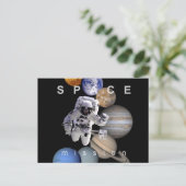 Raumfahrtmission Sonnensysteme Postkarte (Stehend Vorderseite)