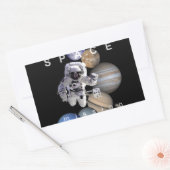 Raumfahrtmission Sonnensysteme Rechteckiger Aufkleber (Umschlag)