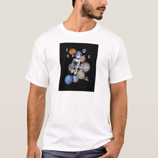 Raumfahrtmission Sonnensysteme T-Shirt (Vorderseite)