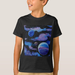 Raumfahrtplaneten Nebula Art T-Shirt